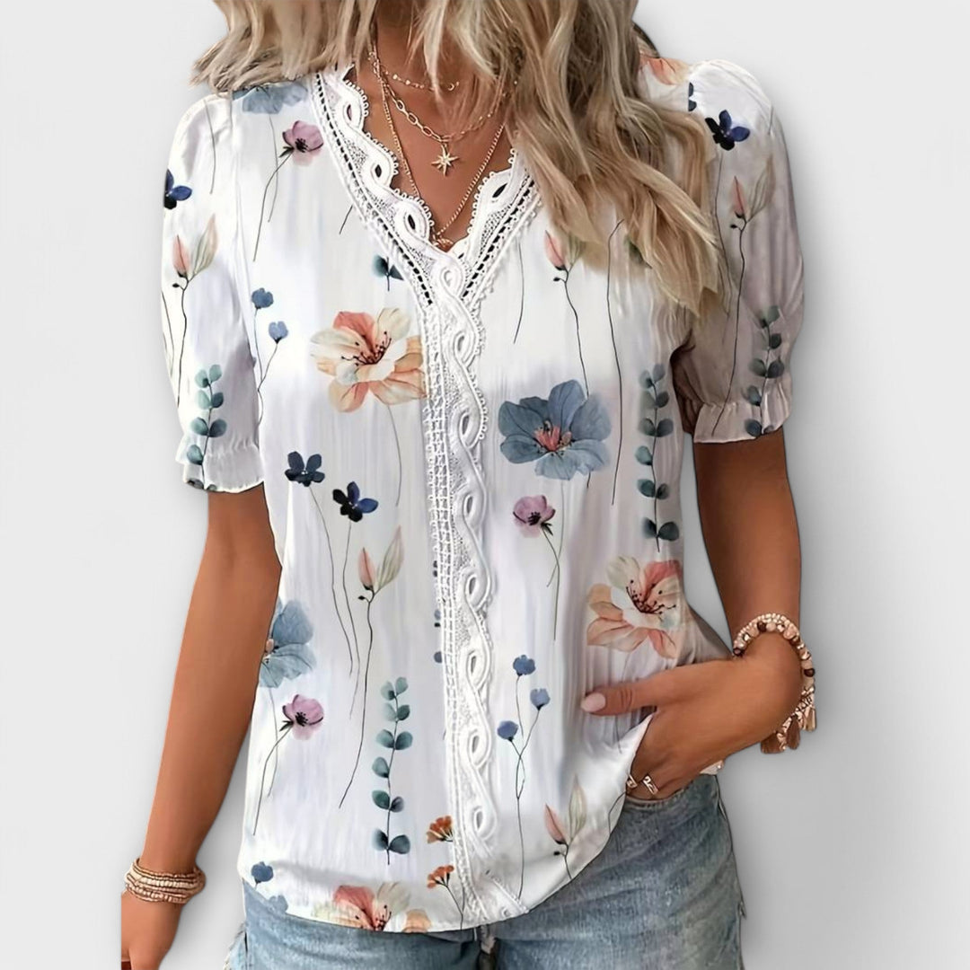 Hermina - Bluza s V izrezom