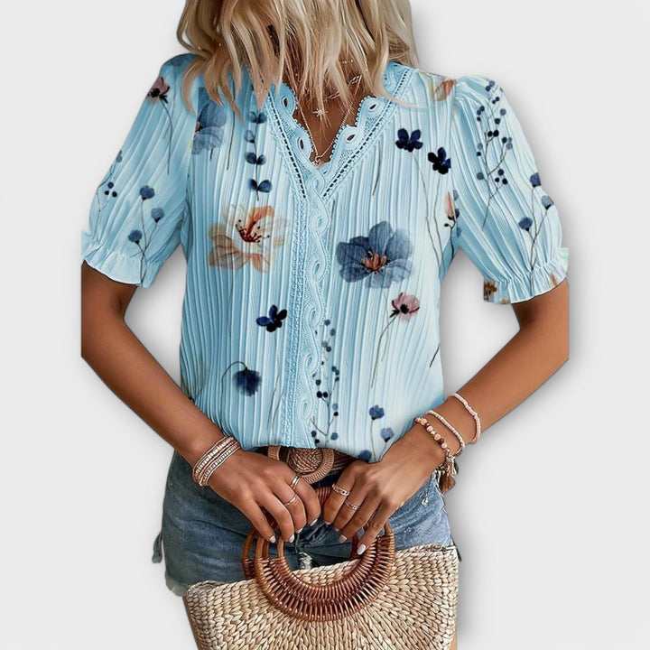 Hermina - Bluza s V izrezom