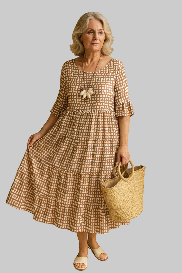 Lea – Točkasta boho elegancija