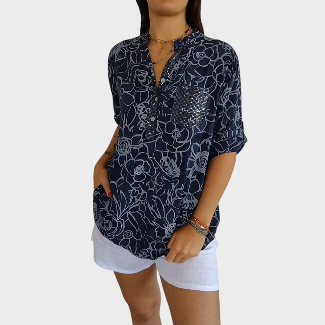 Bernarda - Bluza s modernim uzorkom