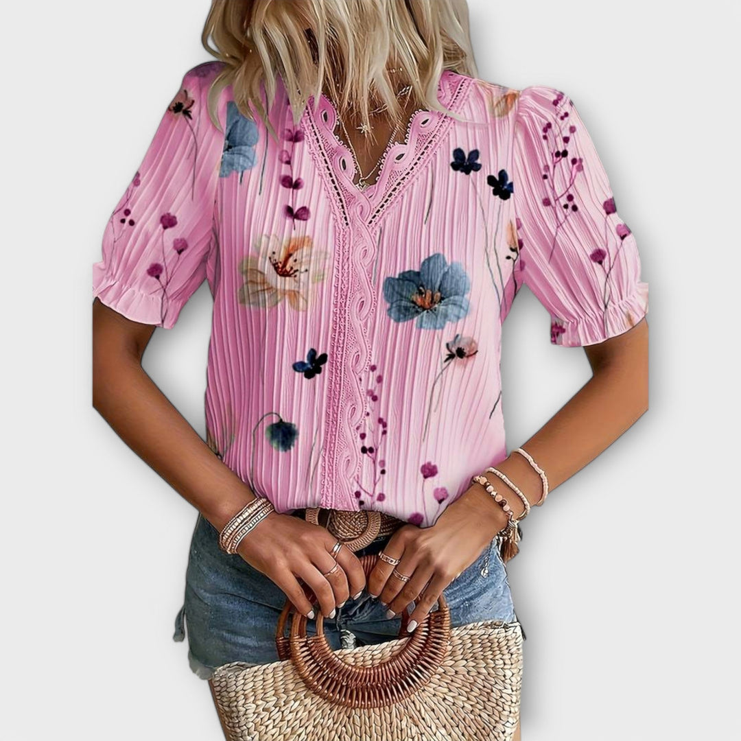 Hermina - Bluza s V izrezom