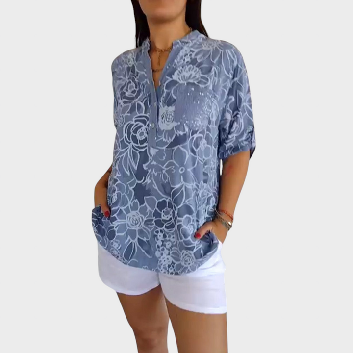 Bernarda - Bluza s modernim uzorkom