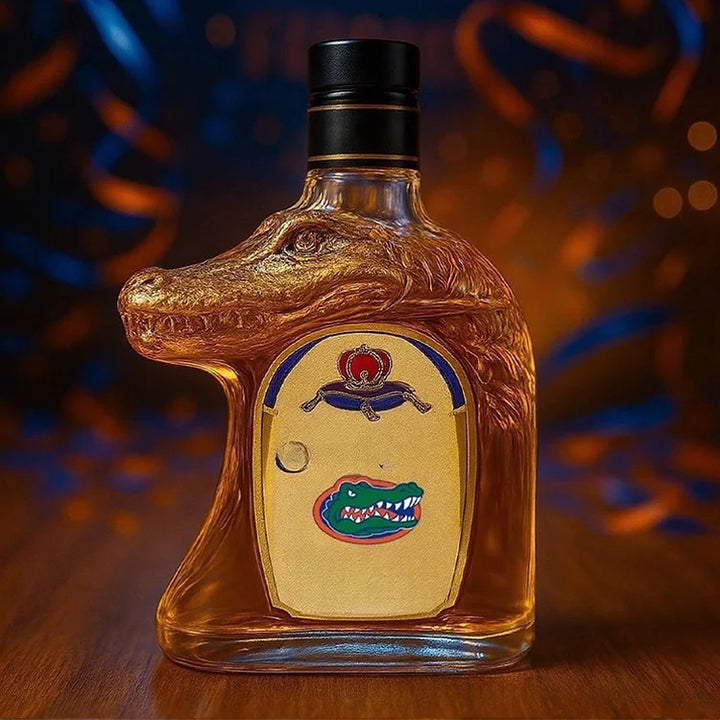 Karafa za whiskey u obliku krokodila