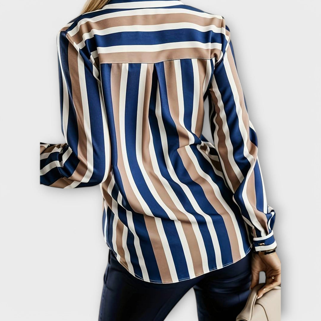 Clara - Casual bluzica na prugice