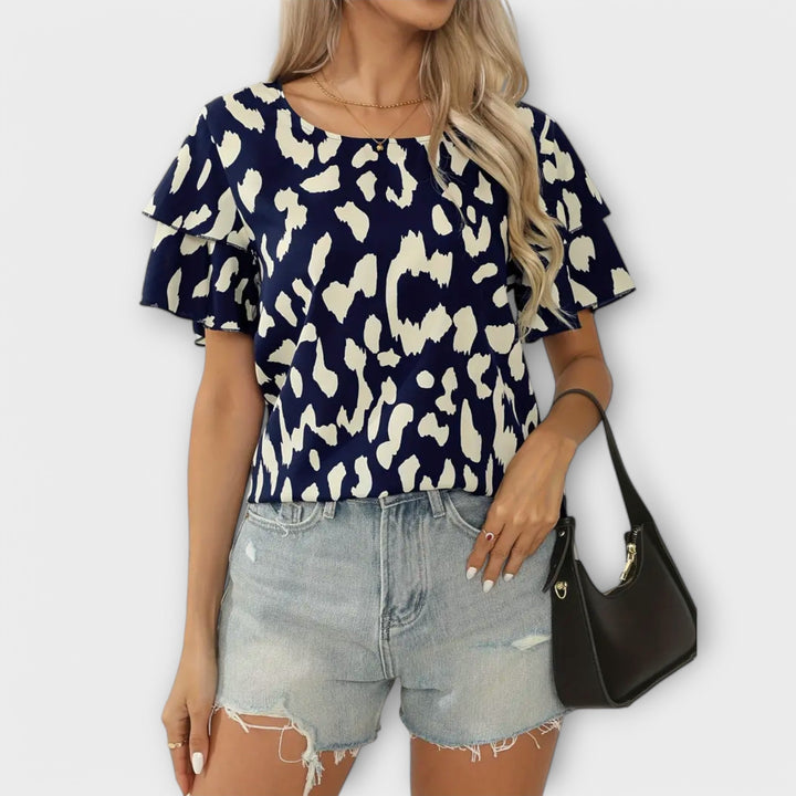 Izabela - Casual bluzica s okruglim izrezom