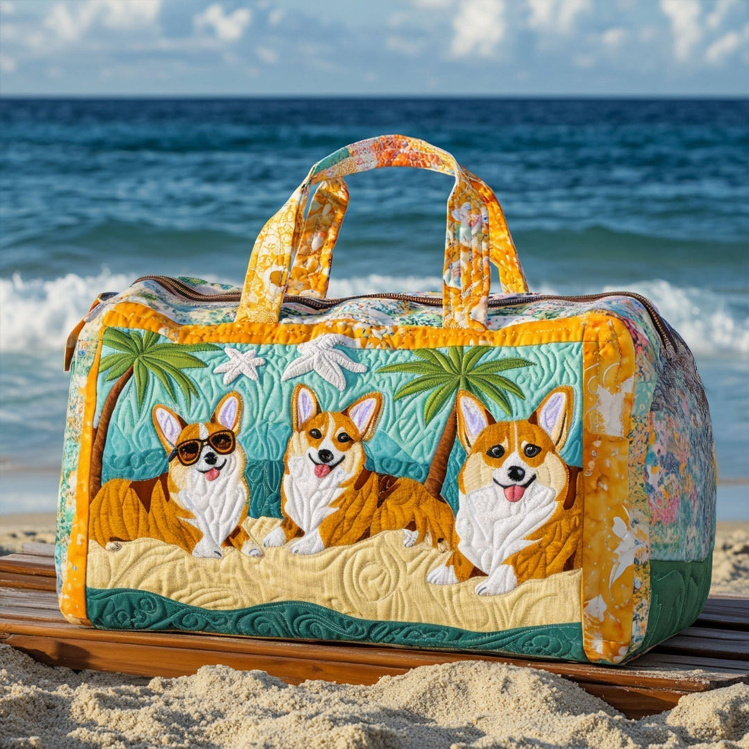 Putna Torba s Corgijem na Plaži - S Uloškom