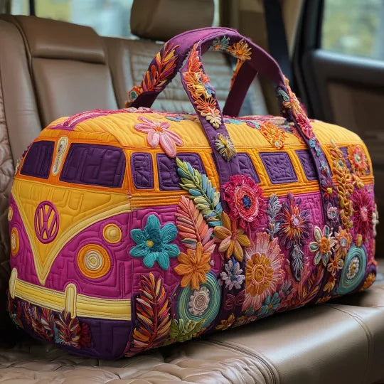 Hippie Van Quilted Travel Bag