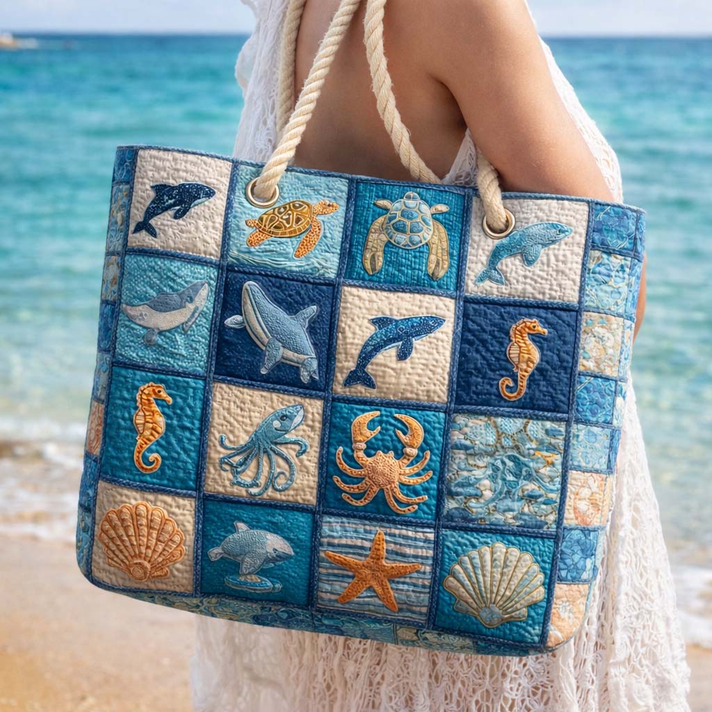 Ručna plažna torba | Morski život