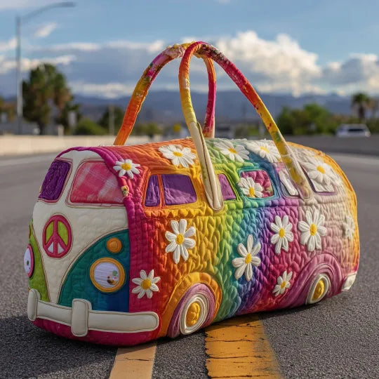 Hippie Putna Torba s Quiltiranim Uzorkom