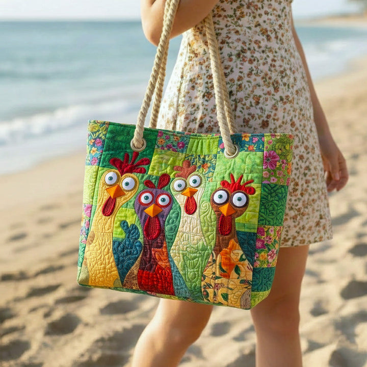 Funky Chicken Umjetnička Torba za Plažu