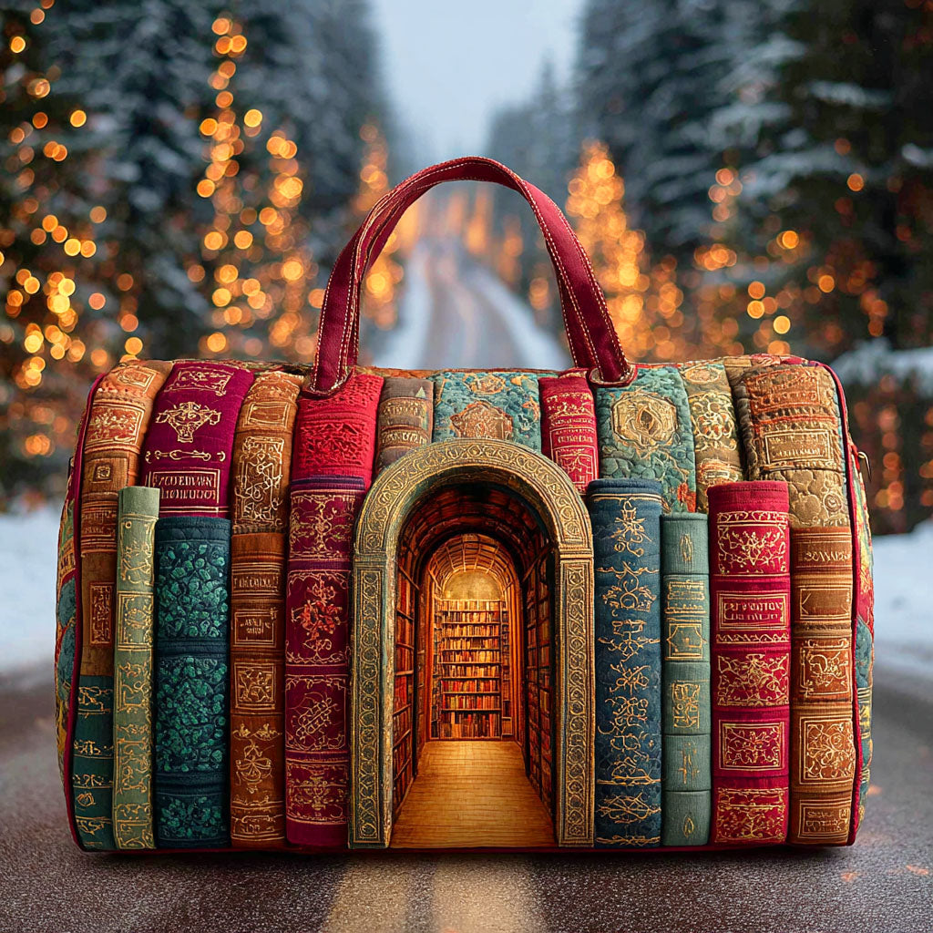 Putna Torba s Kvadratnim Uzorkom - Tajna Biblioteka