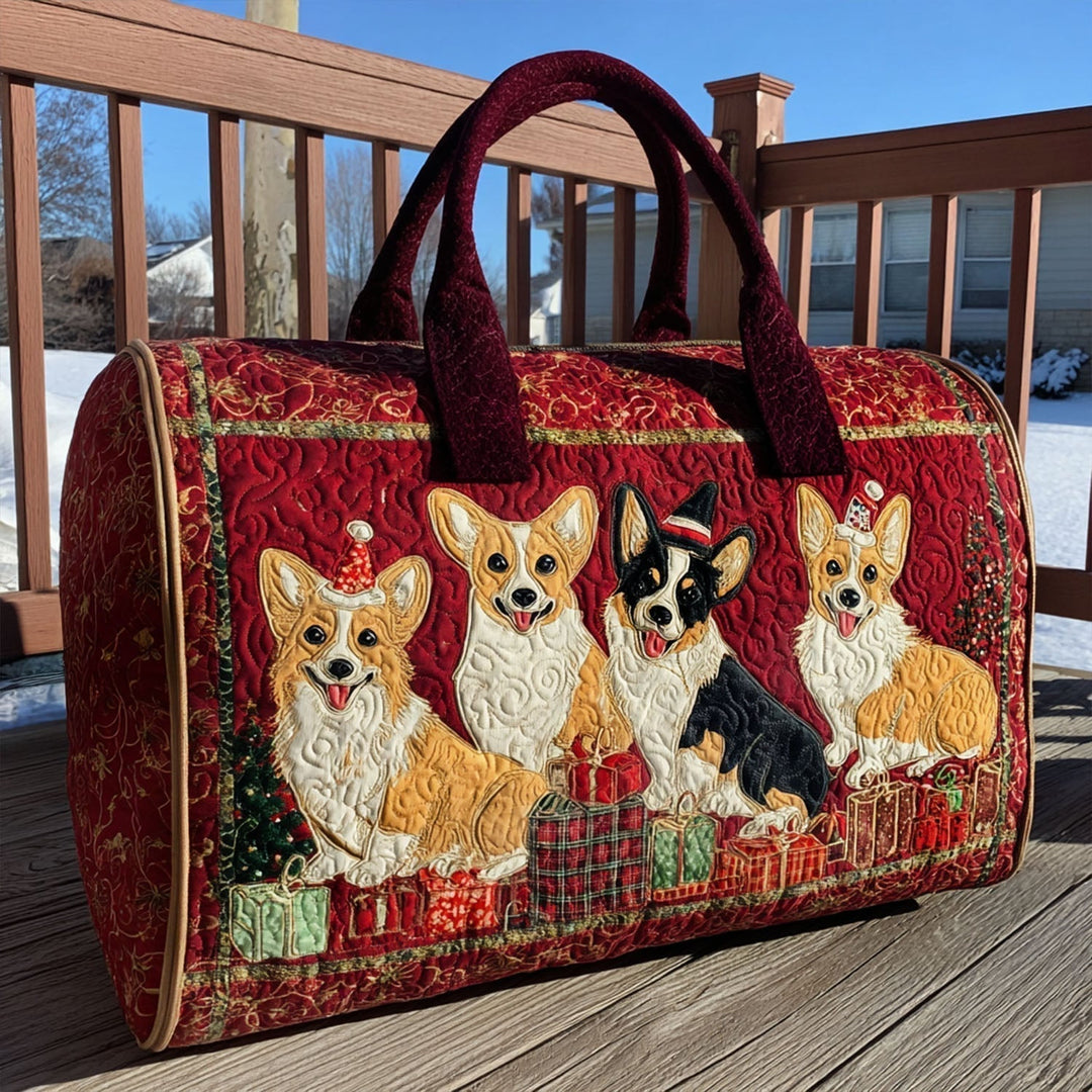 Putna Torba s Corgi Uzorkom - Savršena za Proslave