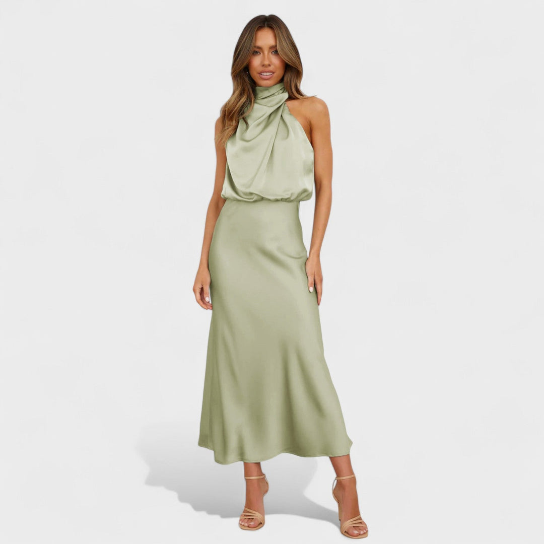 Alda - Elegantna Saten Haljina