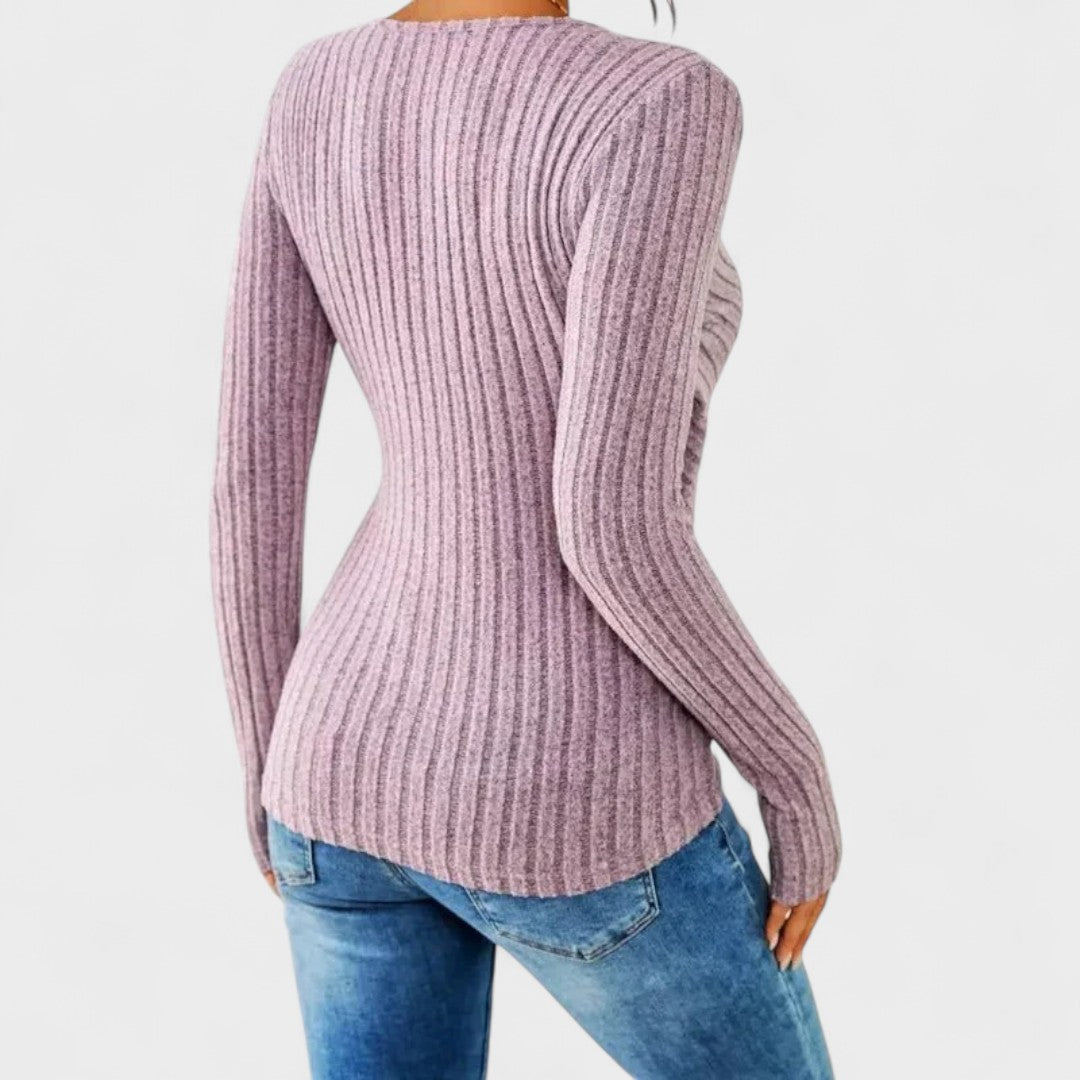 Jelena – Elegantna majica s V-izrezom