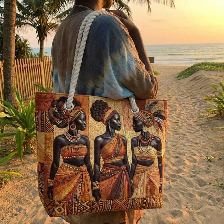 Ručna plažna torba | Melanin Kraljice Sjaja